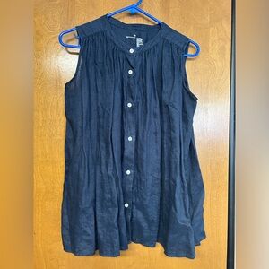 Muji linen tank top